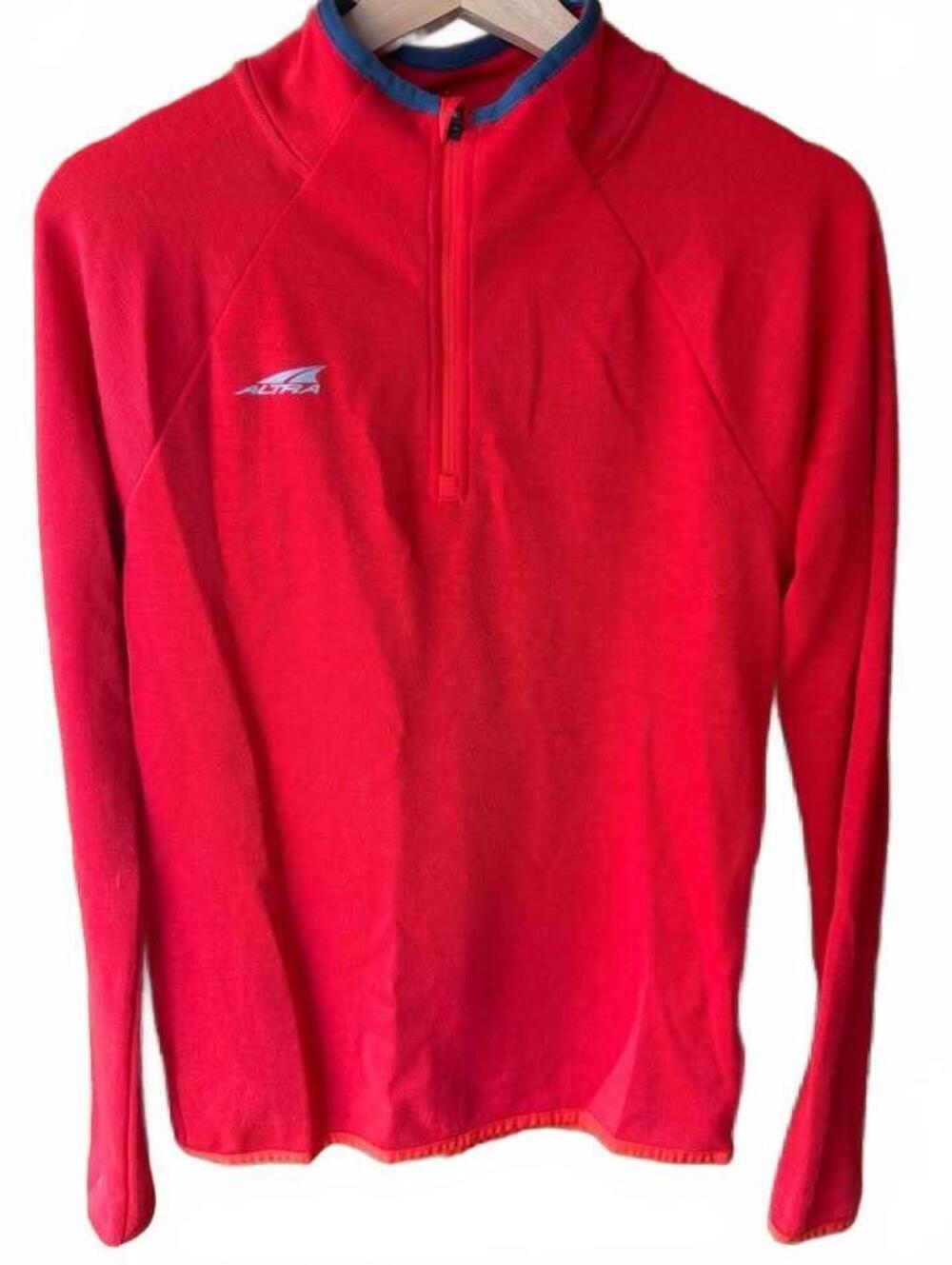 Altra Merino Wool Quarterzip Zip Pullover - Size Small